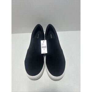 Lane Bryant Black Slip-On Shoes 12W